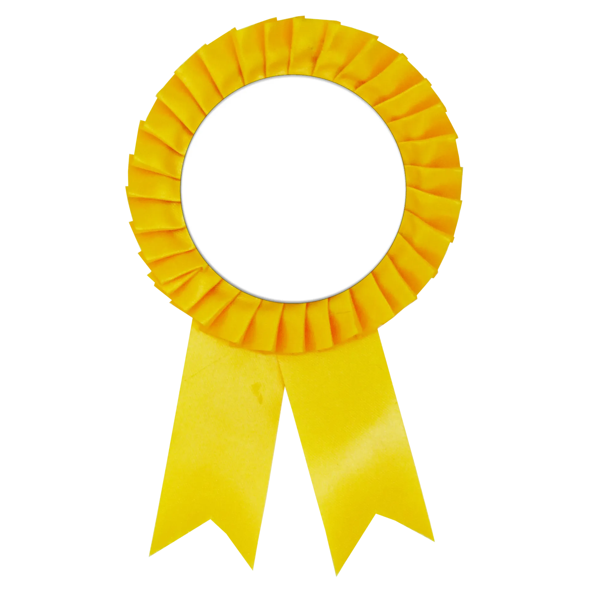 Ribbon Badge Single Line No.11 (Yellow)