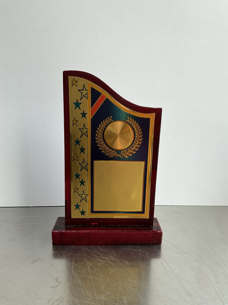 [GC-1881-1] Wooden Trophy 1881 (6")
