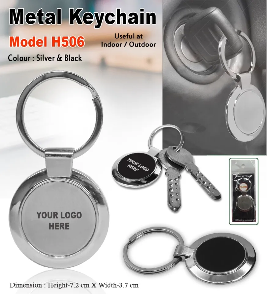 Metal Keychain H506 (Black)