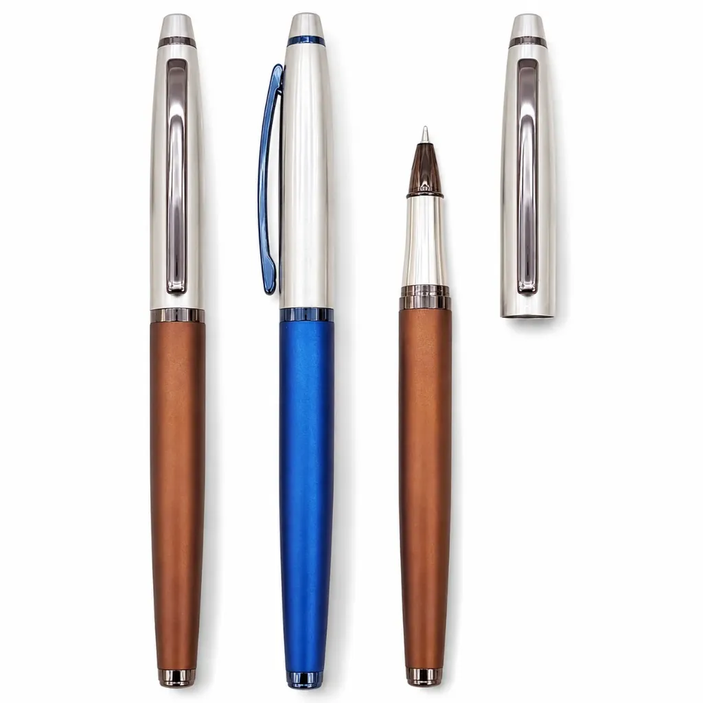 [CROSS NEW VITARA-BLUE] Customized Metal Pen (Blue)