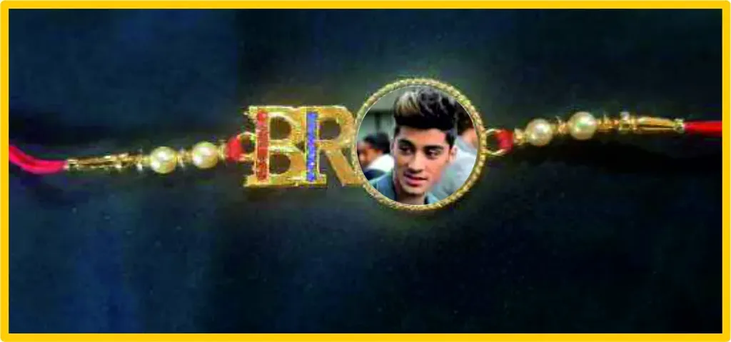 Metal Photo Rakhi - RR04