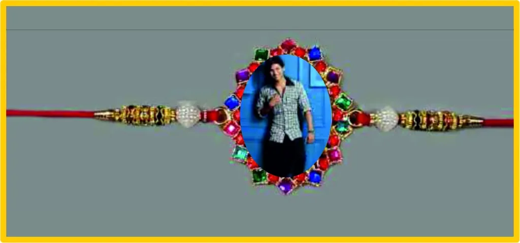Metal Photo Rakhi - RR30